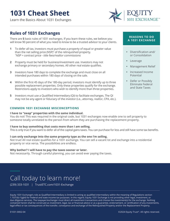 1031 Exchange Resources for Title Agents | Enhance Client Tax Savings ...