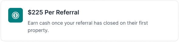225 per referral 225 per referral